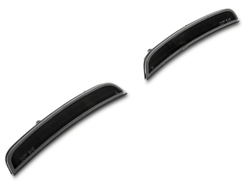 Raxiom for 2015-2023 Dodge Charger Excluding Widebody Axial LED Side Marker Lights Front and Rear- Smoked - Image 2