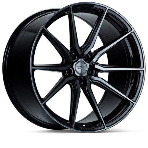 Vossen HF3-2B43 HF-3 22x10.5 / 5x120 / ET38 / Deep Face / 72.56 - Double Tinted - Gloss Black Wheel
