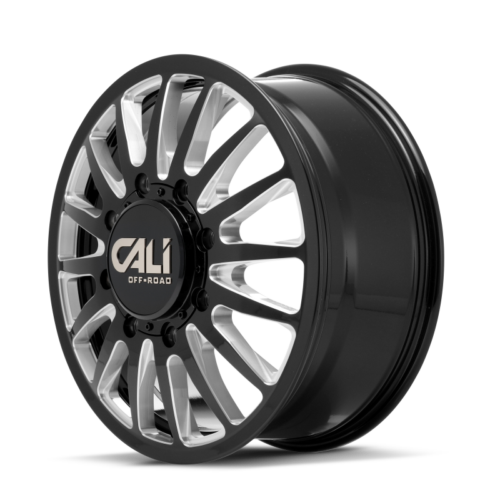 Cali Off-Road 9110D Summit Dually 22x8.25 / 8x165.1 BP / 115mm OS / 121.3mm Hub Gls Blk Mill Wheel - Image 4
