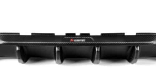 Akrapovic for 18+ BMW M5 (F90) Rear Carbon Fiber Diffuser - Matte w/Red Akrapovic Logo