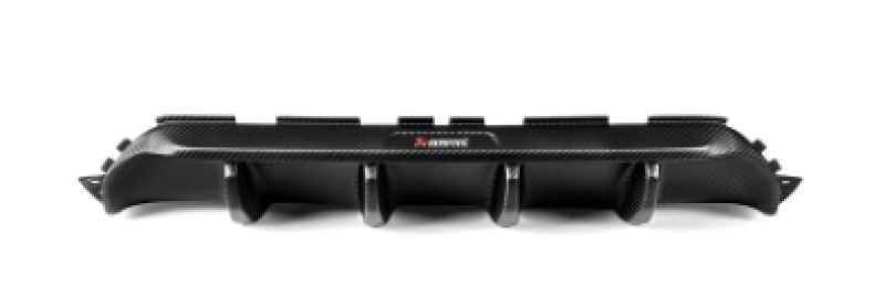 Akrapovic for 18+ BMW M5 (F90) Rear Carbon Fiber Diffuser - Matte w/Red Akrapovic Logo