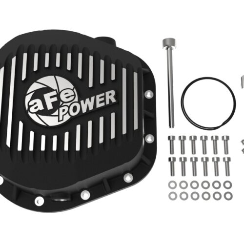 aFe Power Cover Diff Rear Machined COV Diff R Ford Diesel Trucks 86-11 V8-6.4/6.7L (td) Machined - Image 5