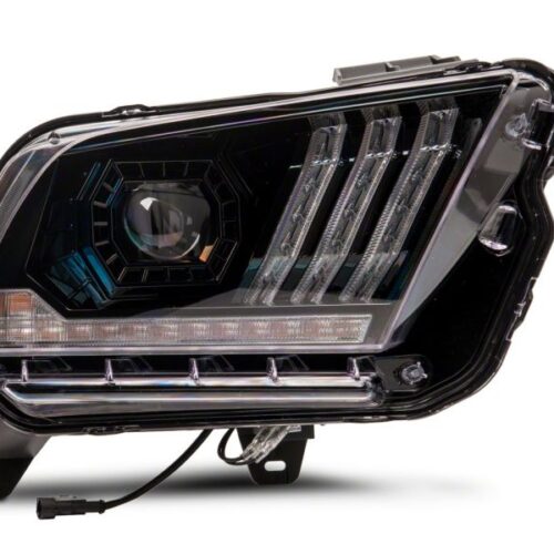 Alternative view of Raxiom for 2010-2012 Ford Mustang LED Projector Headlights SEQL Turn Signals- Black Housing (Clear Lens)