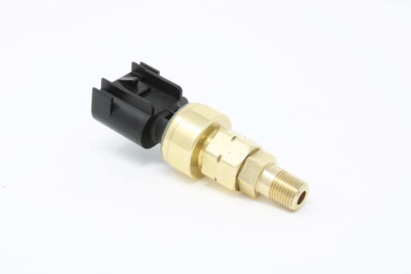 Aeromotive VaporWorx GM Fuel Pressure Sensor Adapter - M10 x 1.0mm Male to 1/8in NPT Port - Brass - Image 2