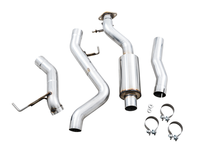 AWE Tuning Exhaust (No Tips) w/ Bash Guard for 2021+ Ford Bronco 0FG - Image 5
