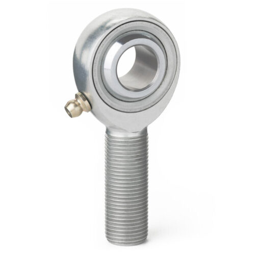 QA1 KMR12Z K Series 3-Pc Rod End - Male/Right Hand - .75in Bore x 3/4-16 w/Zerk - Carbon Steel