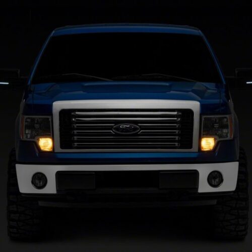 Raxiom for 2009-2014 Ford F-150 Axial Series White LED Mirror Turn Signal- Smoked - Image 8