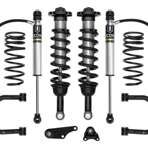 ICON 2024+ Toyota Tacoma 1.25in-3in Stage 3 Suspension System Tubular w/ Triple Rate Spring