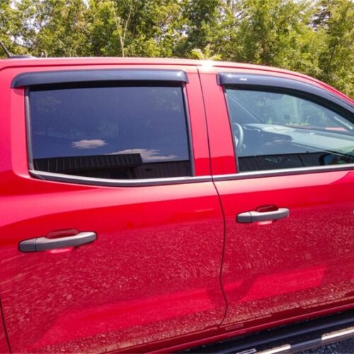 AVS 2023 Chevrolet Colorado / GMC Canyon Ventvisor Outside Mount Window Deflectors 4pc - Smoke - Image 7