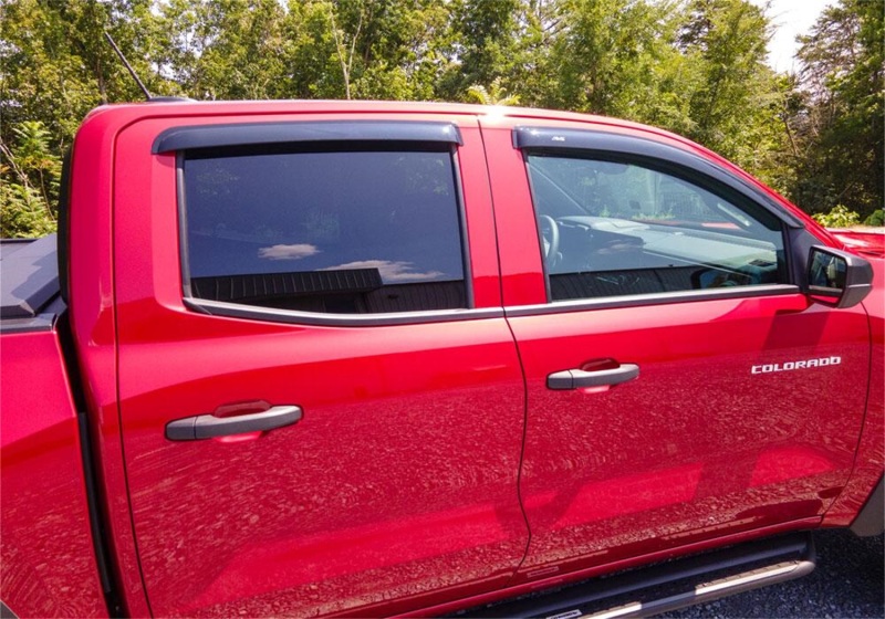 AVS 2023 Chevrolet Colorado / GMC Canyon Ventvisor Outside Mount Window Deflectors 4pc - Smoke - Image 7