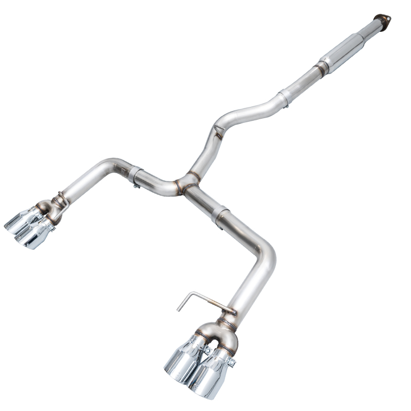 AWE Tuning Track Edition Exhaust - Chrome Silver Tips (102mm) for Subaru WRX/STI VA/GV Sedan
