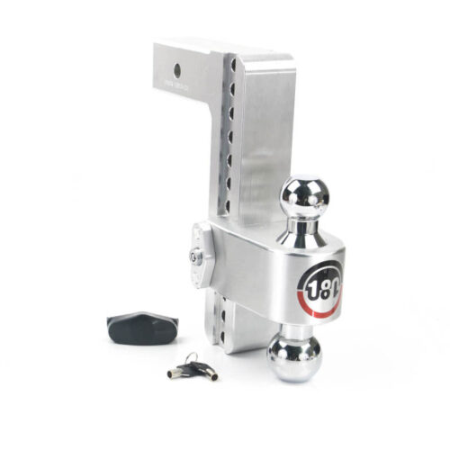Weigh Safe 180 Hitch 10in Drop Hitch & 2.5in Shank (10K/18.5K GTWR) - Aluminum