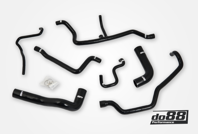 do88 91-96 BMW 525i/525ix (E34) Coolant Hoses - Black