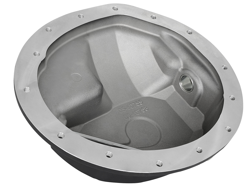 aFe Power Cover Diff Front Machined COV Diff F Dodge Diesel Trucks 03-11 L6-5.9/6.7L Machined - Image 5