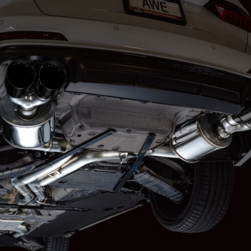 AWE Tuning Touring Edition Exhaust - Diamond Black Tips for 19-23 Audi C8 S6/S7 2.9T V6 AWD - Image 9