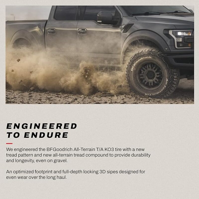 BFGoodrich All Terrain T/A KO3 LT275/65R17/D 118/115S - Image 3