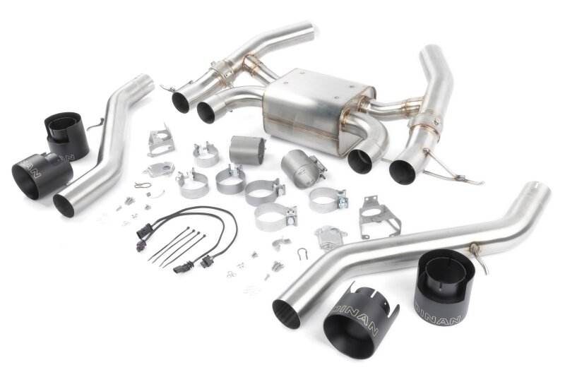 Dinan for 23-26 BMW M2 (G87) Valved Axleback Exhaust System - Black Tips - Image 3