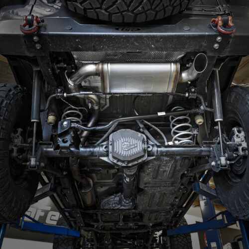 aFe Power MACH Force-Xp Hi-Tuck 3in 409 SS 18-20 Jeep Wrangler JL 2.0/3.6 Axle-Back Exhaust - Image 3
