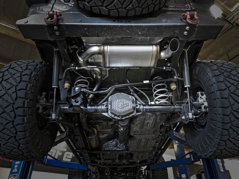 aFe Power MACH Force-Xp Hi-Tuck 3in 409 SS 18-20 Jeep Wrangler JL 2.0/3.6 Axle-Back Exhaust - Image 3