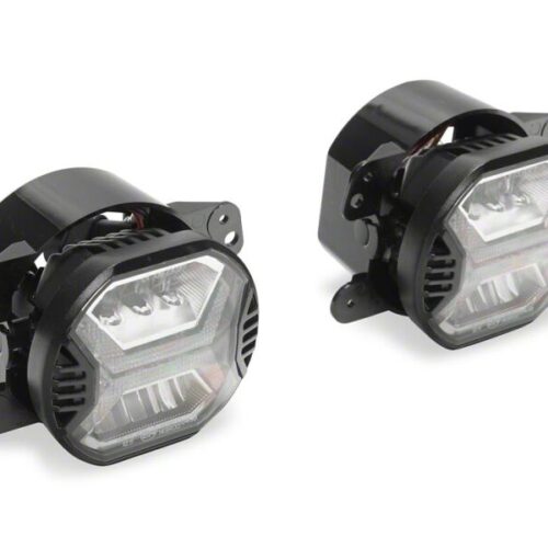 Raxiom for 2007-2018 Jeep Wrangler JK Axial Series Vision LED Fog Lights