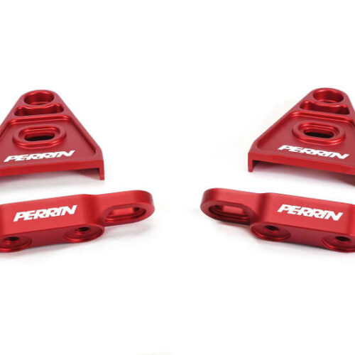 PERRIN 15+ Subaru WRX/STI High-Lift Hood Brackets - Red