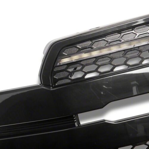 Raxiom for 2018-2020 Ford F-150 CXR Series LED Upper Replacement Grille with White DRL- Black - Image 5