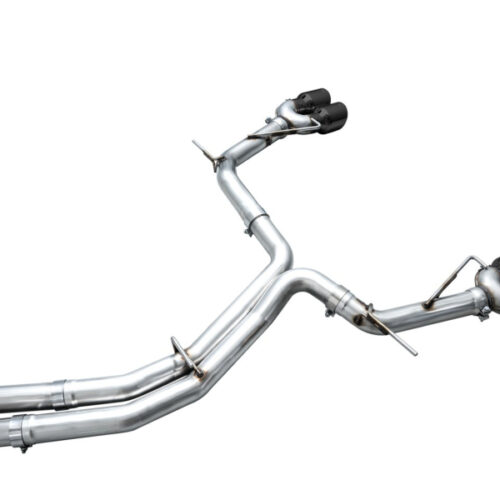 AWE Tuning Track Edition Exhaust - Diamond Black Tips for 19-23 Audi C8 S6/S7 2.9T V6 AWD - Image 10