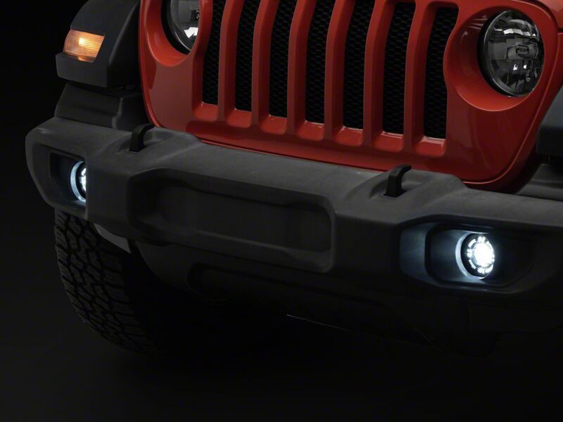 Raxiom for 2018-2026 Jeep Wrangler JL V2 LED Fog Lights with Amber Turn Signal - Image 8