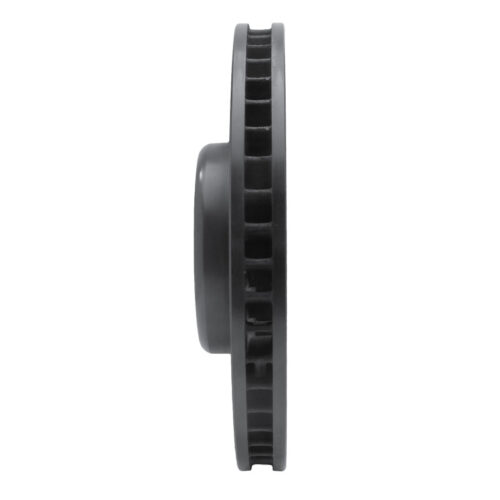R1 Concepts for 16-25 BMW 230I xDrive Right Front Drilled & Slotted Black Brake Rotor - Image 3