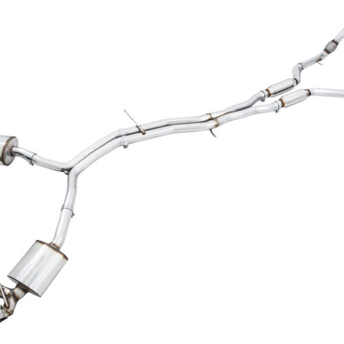 AWE Tuning Touring Edition Exhaust - Non-Resonated (Black 102mm Tips) for Audi B9 S4