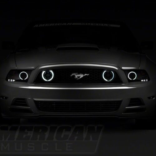 Raxiom for 2013-2014 Ford Mustang GT CCFL Halo Fog Lights- Chrome - Image 3