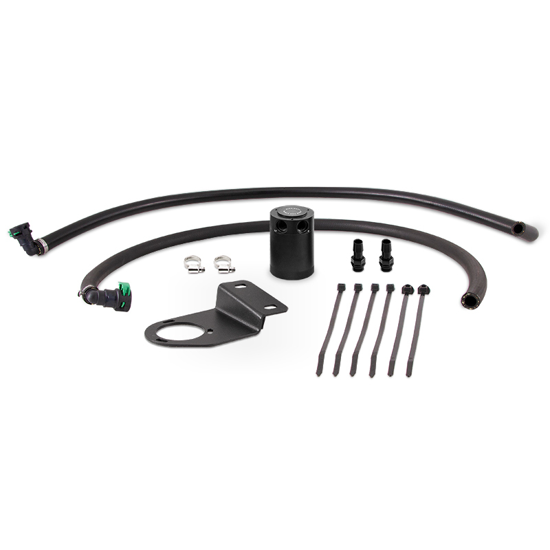 Mishimoto Baffled Oil Catch Can Kit - Black for 19+ Ford Ranger