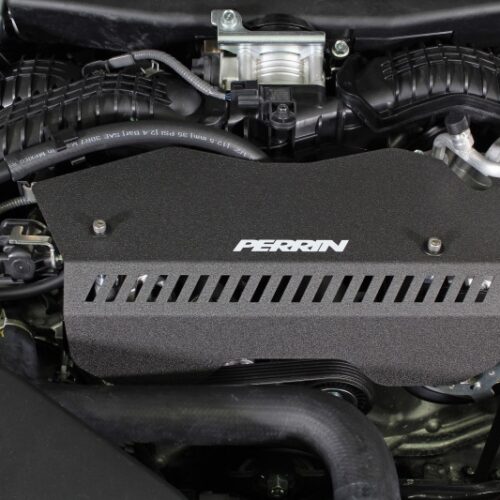 PERRIN 22-26 Subaru WRX Pulley Cover - Black (TALL - For Use w/o PERRIN AOS) - Image 4