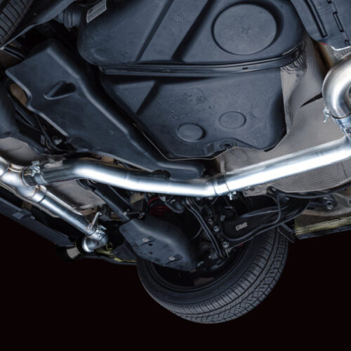 AWE Tuning 2022 VW GTI MK8 Track Edition Exhaust - Diamond Black Tips - Image 10