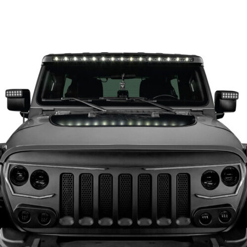 Oracle Jeep Wrangler JL/Gladiator JT Integrated Windshield LED Light Bar System - Image 6