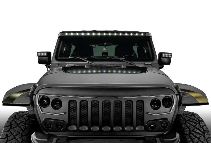 Oracle Jeep Wrangler JL/Gladiator JT Integrated Windshield LED Light Bar System - Image 6