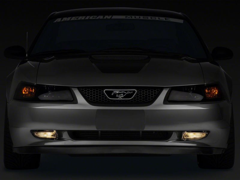 Raxiom for 1999-2004 Ford Mustang Excluding Cobra Fog Lights- Smoked