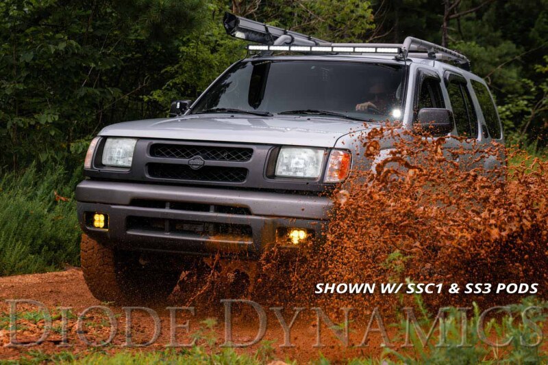 Diode Dynamics 42 In LED Light Bar Single Row Straight Clear Combo Each Stage Series - Image 6