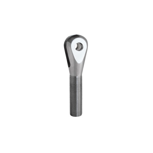 QA1 Clevis - Right Hand - 5/16-3/8in - 3/16in Slot - Carbon Steel - Image 2