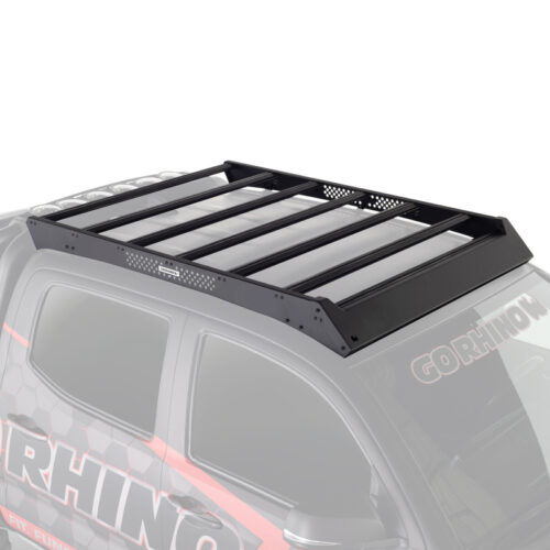 Go Rhino 24-25 Toyota Tacoma Double Cab Pickup Ceros Low Profile Roof Rack - Tex. Blk - Image 9