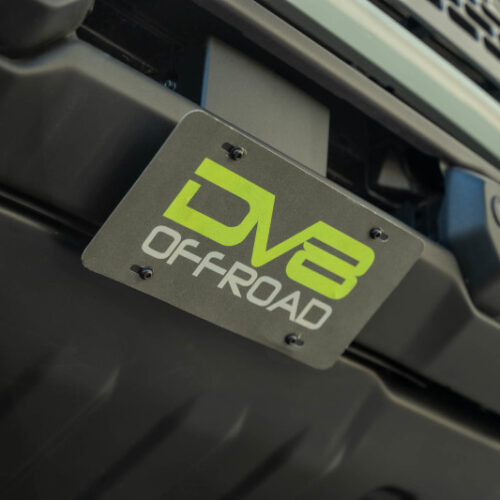 DV8 Offroad 2021 Ford Bronco Capable Bumper Slanted Front License Plate Mount - Image 7