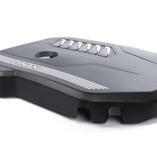 Dinan for 19-26 BMW B58D (G01/G02/G20/G22/G23/G26/G42) Matte Carbon Fiber Engine Cover w/Gloss Accents - Image 6