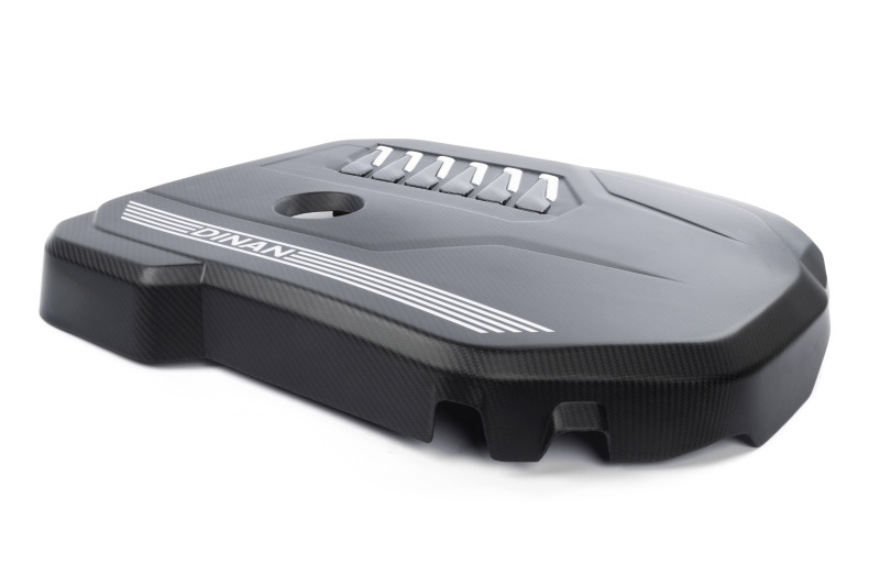 Dinan for 19-26 BMW B58D (G01/G02/G20/G22/G23/G26/G42) Matte Carbon Fiber Engine Cover w/Gloss Accents - Image 6