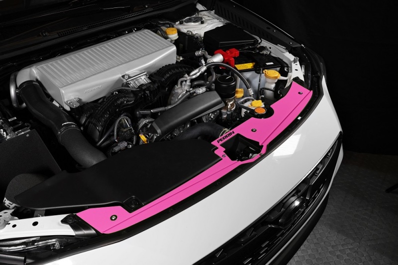 PERRIN 22-26 Subaru WRX Radiator Shroud - Hyper Pink - Image 6