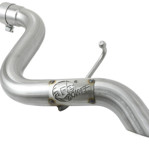 Alternative view of aFe Power MACH Force-Xp Axle-Back Exhaust System w/No Tip 18-20 Jeep Wrangler L4-2.0T / V6-3.6L