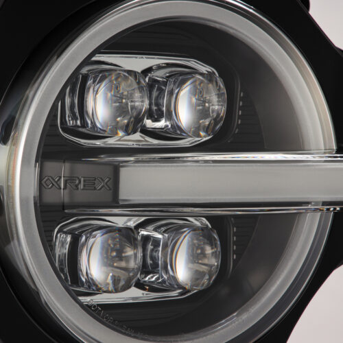 AlphaRex 21-23 Ford Bronco NOVA LED Projector Headlights Black - Image 6
