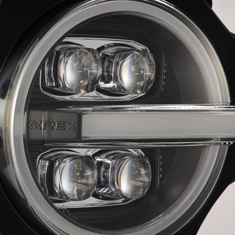 AlphaRex 21-23 Ford Bronco NOVA LED Projector Headlights Black - Image 6