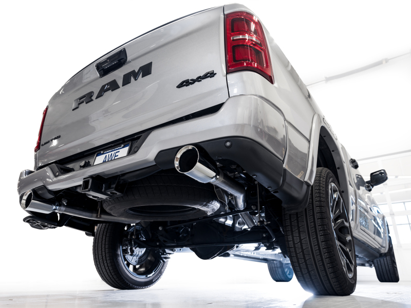 AWE Tuning Cat-Back Touring Exhaust - Chrome Silver Tips for 25+ RAM 1500 3.0TT 0FG - Image 5
