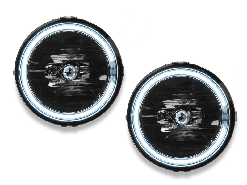 Raxiom for 2005-2012 Ford Mustang GT LED Halo Fog Lights (Smoked) - Image 4
