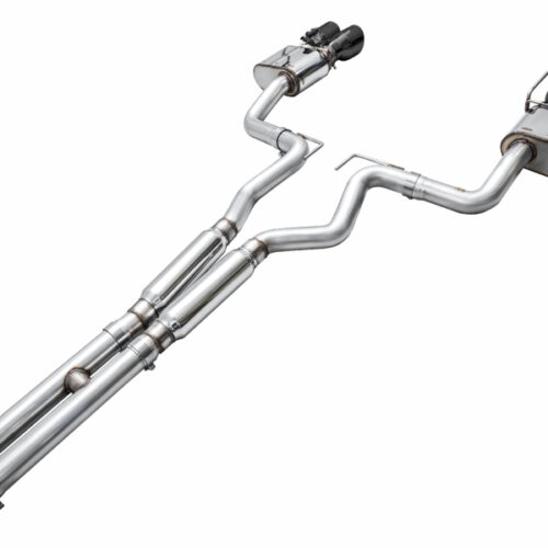 AWE Tuning SwitchPath Cat-Back Exhaust w/ Quad Diamond Black Tips for AWE 2024 Ford Mustang Dark Horse S650 RWD - Image 9